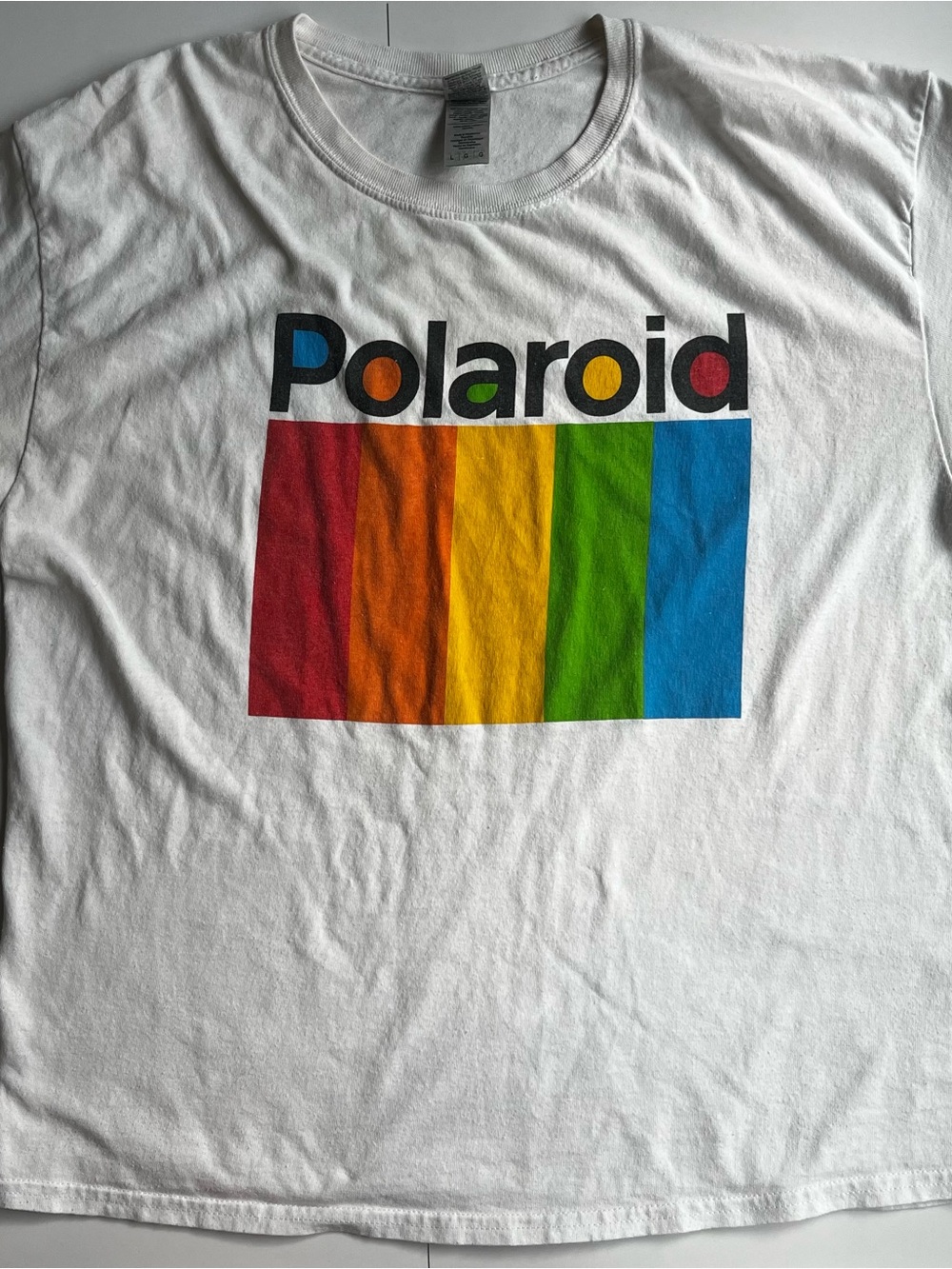 Vintage Tee with Polaroid Logo